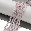 Natural Purple Rutilated Quartz Beads Strands G-B099-C01-01-2