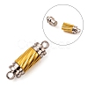 Brass Magnetic Clasps with Loops X-MC040-1-5