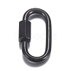 304 Stainless Steel Screw Carabiner Lock Charms STAS-H107-04B-B-1