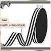 50 Yards Polyester Stripe Ribbons SRIB-WH0011-157C-2