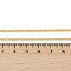 Brass Curb Chain Necklaces X-NJEW-K123-09G-4