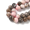 Natural Argentina Rhodonite Beads Strands G-G271-B02-6mm-4