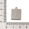 304 Stainless Steel Pendant Cabochon Settings STAS-G344-07P-3