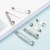 Iron Brooch Pin Back Safety Catch Bar Pins with Holes IFIN-X0029-P-6