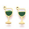 304 Stainless Steel Enamel Charms STAS-T065-65G-01-1