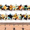 Spray Painted Synthetic Turquoise Beads Strands UNKW-T001-11K-05-3