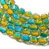 Two Tone Resin Beads Strands GLAA-T035-02A-2