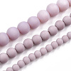 Opaque Glass Beads Strands GLAA-T032-P6mm-MD07-4