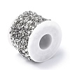 Tarnish Resistant 304 Stainless Steel Coffee Bean Link Chains CHS-E010-01P-4