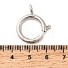 Brass Spring Ring Clasps KK-D407-20P-G-3