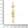 Brass Micro Pave Clear Cubic Zirconia Pendants KK-D101-01C-G-3
