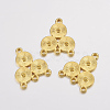 Alloy Rhinestone Connector Settings LS-EA10684Y-G-4