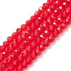 Transparent Glass Bead Strands GLAA-G013-8mm-98-1