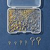 100Pcs 6 Styles 304 Stainless Steel Screw Eye Pin Peg Bails FIND-FS0002-85-9