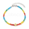 Glass Seed Beaded Bracelets BJEW-JB06122-1