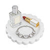 Natural Marble Jewely Display Trays for Necklaces Bracelets Earrings Rings AJEW-WH0880-75A-1