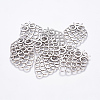 Owl Alloy Pendant Rhinestone Settings X-EA11877Y-NF-1