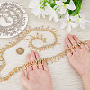 2 Yard 2 Style Glass Rhinestone Cup Chains FIND-PH0017-01-3