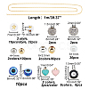 DIY Chain Bracelet Necklace Making Kits DIY-AR0002-69-2