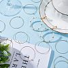 60Pcs 316 Surgical Stainless Steel Wine Glass Charms Rings STAS-BBC0003-16-4