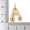 Rack Plating Brass Micro Pave Cubic Zirconia Pendants KK-A200-24G-A-3