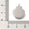 Anti-Tarnish 304 Stainless Steel Pendants STAS-P371-099P-3