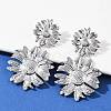304 Stainless Steel Dangle Stud Earrings LS-EJEW-G423-18P-2