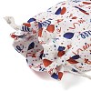 Christmas Theme Cloth Printed Storage Bags ABAG-F010-02B-06-3