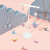 Printed Brass Pendants KKC-SC0001-01-5