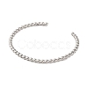 304 Stainless Steel Cuff Bangles for Women BJEW-D048-06P-2