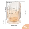 Transparent Plastic Makeup Brush Storage Organizer AJEW-WH0332-33B-2