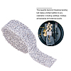 Glitter Resin Hotfix Rhinestone(Hot Melt Adhesive On The Back) OCOR-WH0052-01F-2