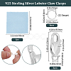4Pcs 925 Sterling Silver Lobster Claw Clasps STER-BBC0009-40A-2