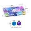 Baking Paint Glass Beads DGLA-Q026-02-3