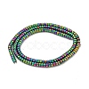 Electroplated Synthetic Non-magnetic Hematite Beads Strands G-K361-A06-01-2