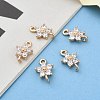 Transparent Glass Links connectors X-GLAA-T007-19E-5