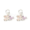 Brass Enamel Charms KK-C107-19S-1