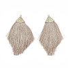 Polyester Tassel Big Pendant Decorations FIND-T042-06-1