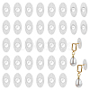 36Pcs Acrylic Ear Nut for Women FIND-FG0004-77-1