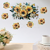 Sunflower Self-Adhesive PVC Wall Stickers STIC-WH20002-25-4