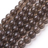 Natural Smoky Quartz Beads Strands G-C175-4mm-1-1