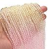 Transparent Painted Glass Beads Strands DGLA-A034-T3mm-A25-2