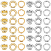 200Pcs 2 Colors Iron Grommet Eyelet Findings IFIN-GF0001-59B-1