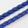 Braided Imitation Leather Cords LC-S002-5mm-07-2