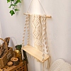 Bohemian Cotton & Wood Macrame Woven Wall Hanging PW-WG8FB47-01-3