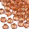 Transparent Spray Painted Glass Beads DGLA-R052-001-B01-1
