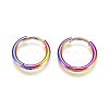 304 Stainless Steel Huggie Hoop Earrings EJEW-G272-02-12mm-M-1