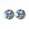 Ion Plating(IP) 304 Stainless Steel Charms STAS-C066-30M-2