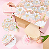 1Pc Flower Printed Paper Gift Storage Bags with Rope Handle ABAG-SP0001-09B-4