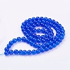 Spray Painted Crackle Glass Beads Strands CCG-Q001-10mm-14-2